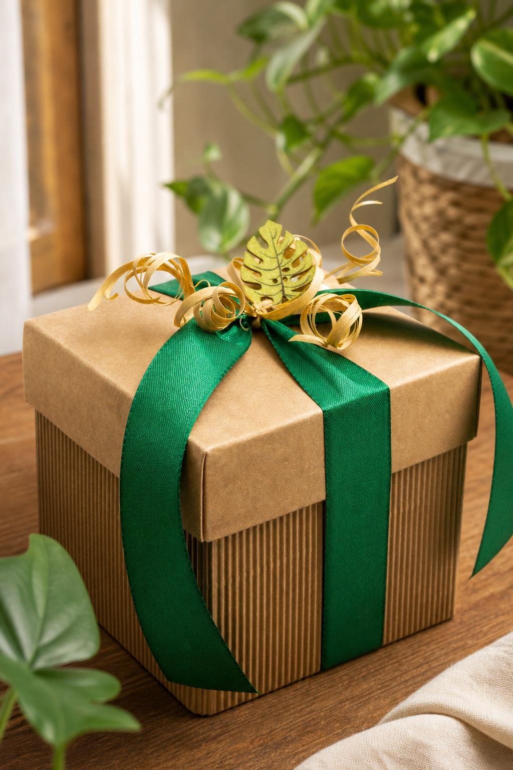 Scatola regalo in cartone personalizzata con incisione laser